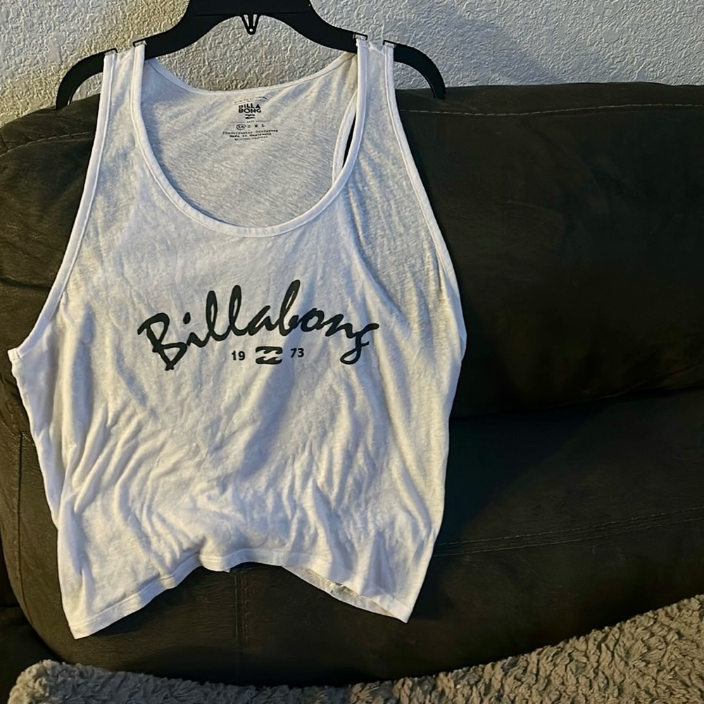 Billabong White Tank Top